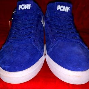 Classic Blue Suede Pony’s